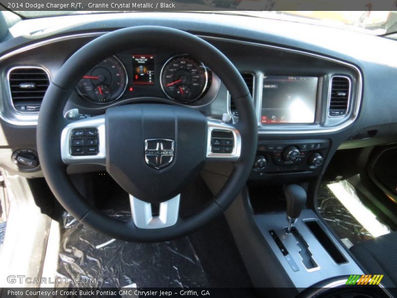 Granite Crystal Metallic / Black 2014 Dodge Charger R/T