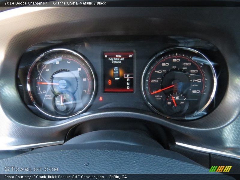 Granite Crystal Metallic / Black 2014 Dodge Charger R/T