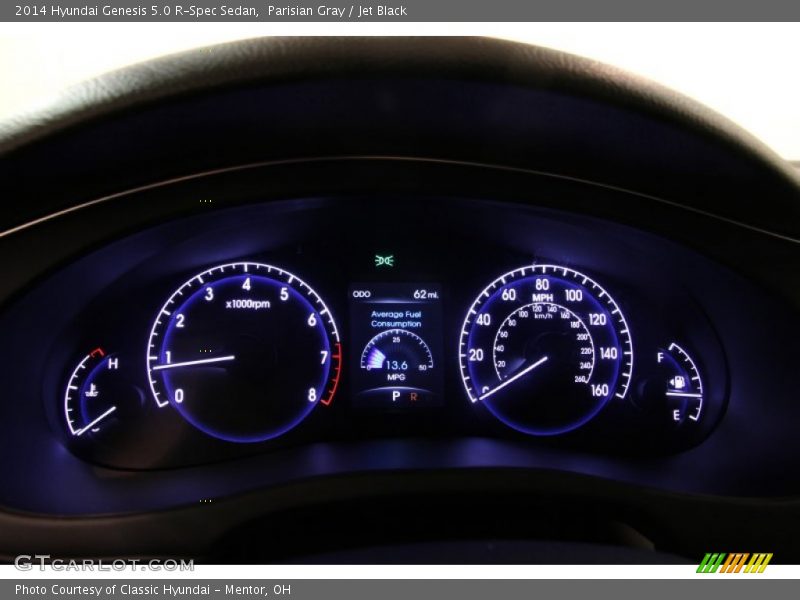  2014 Genesis 5.0 R-Spec Sedan 5.0 R-Spec Sedan Gauges