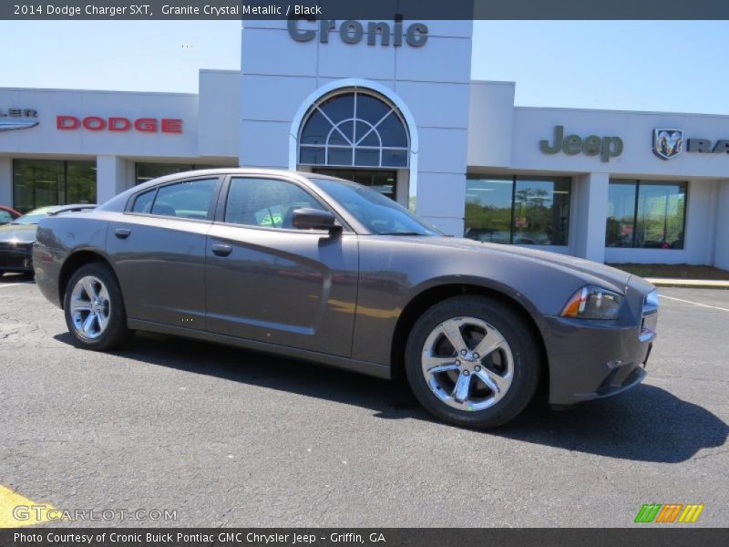 Granite Crystal Metallic / Black 2014 Dodge Charger SXT
