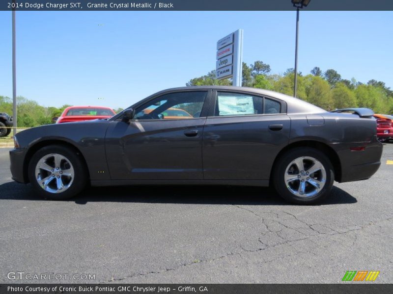 Granite Crystal Metallic / Black 2014 Dodge Charger SXT