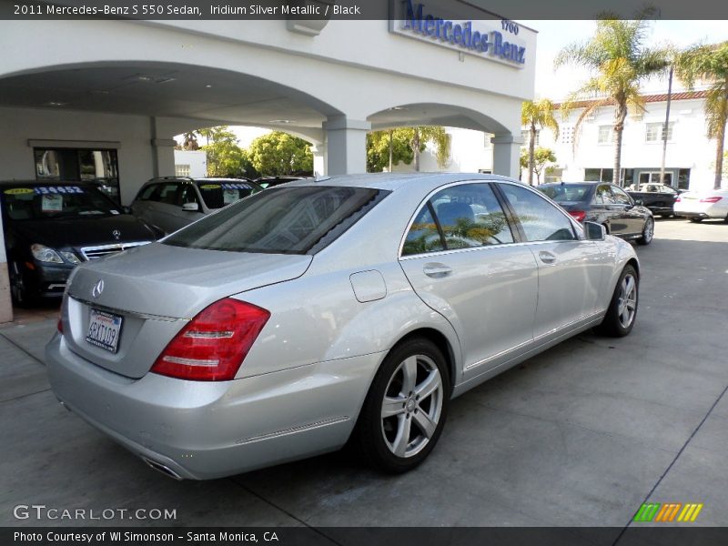 Iridium Silver Metallic / Black 2011 Mercedes-Benz S 550 Sedan