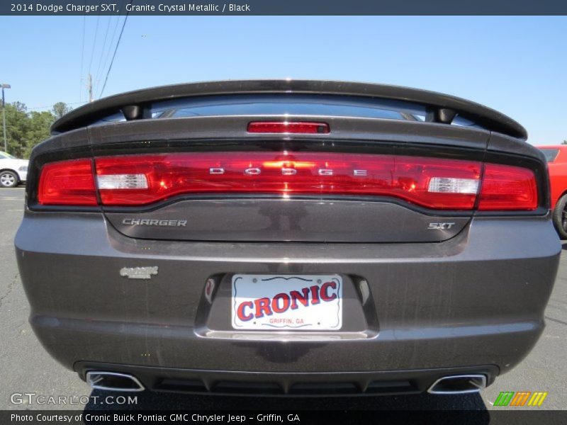 Granite Crystal Metallic / Black 2014 Dodge Charger SXT