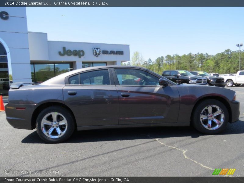 Granite Crystal Metallic / Black 2014 Dodge Charger SXT