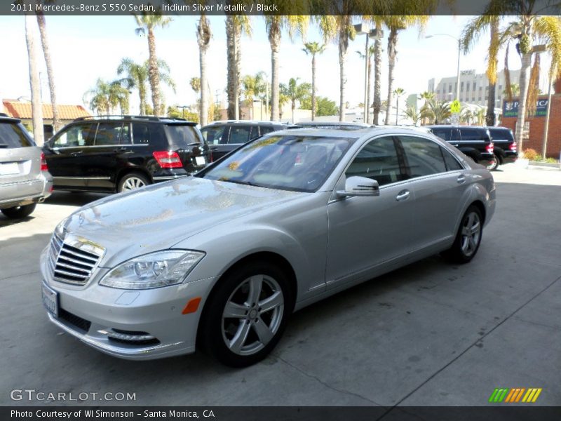 Iridium Silver Metallic / Black 2011 Mercedes-Benz S 550 Sedan
