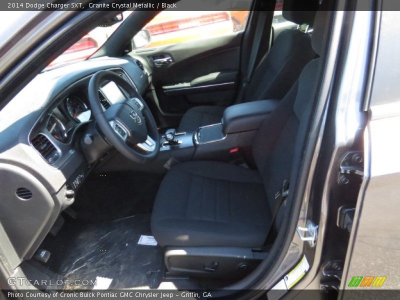 Granite Crystal Metallic / Black 2014 Dodge Charger SXT