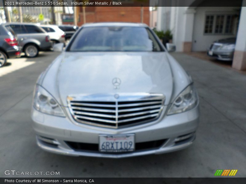 Iridium Silver Metallic / Black 2011 Mercedes-Benz S 550 Sedan