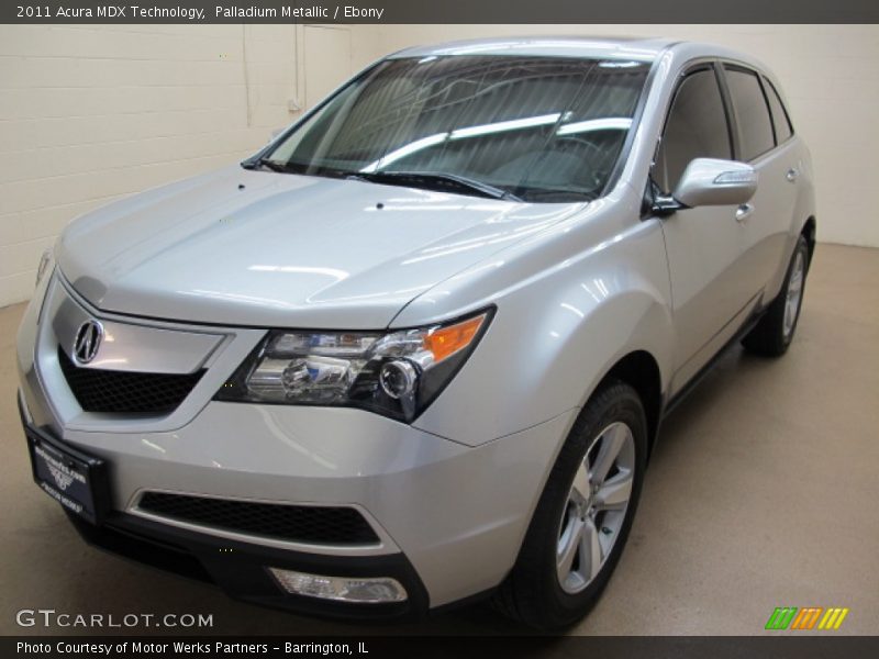 Palladium Metallic / Ebony 2011 Acura MDX Technology