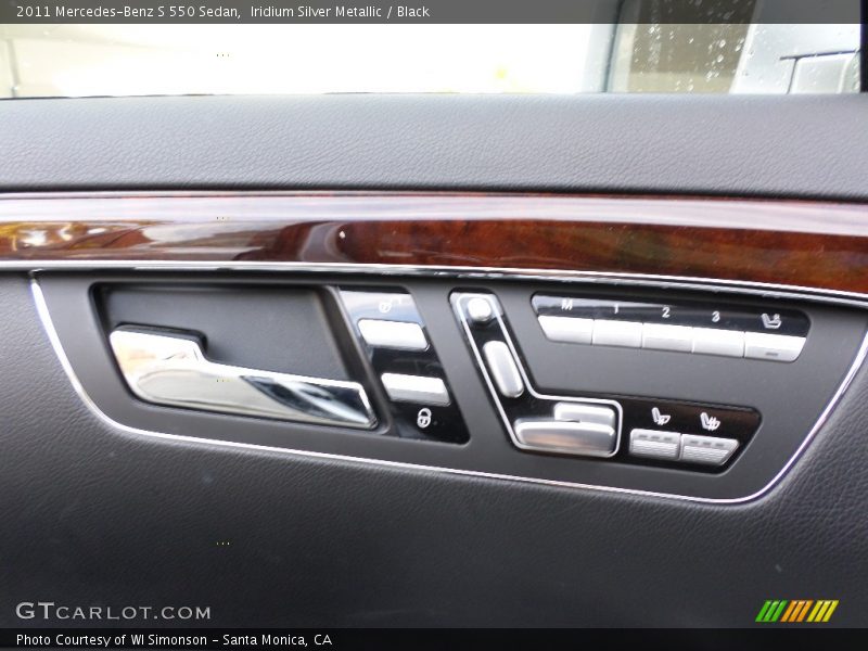 Iridium Silver Metallic / Black 2011 Mercedes-Benz S 550 Sedan