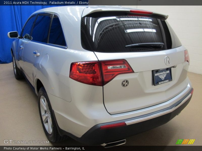Palladium Metallic / Ebony 2011 Acura MDX Technology