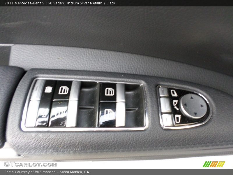 Iridium Silver Metallic / Black 2011 Mercedes-Benz S 550 Sedan