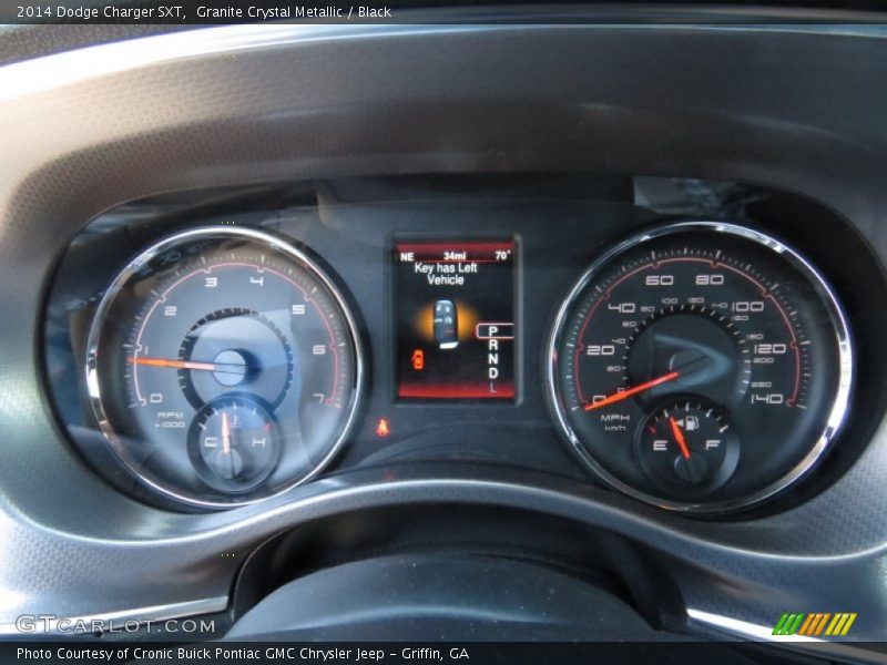 Granite Crystal Metallic / Black 2014 Dodge Charger SXT
