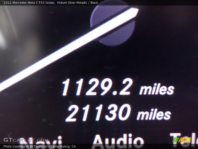 Iridium Silver Metallic / Black 2011 Mercedes-Benz S 550 Sedan