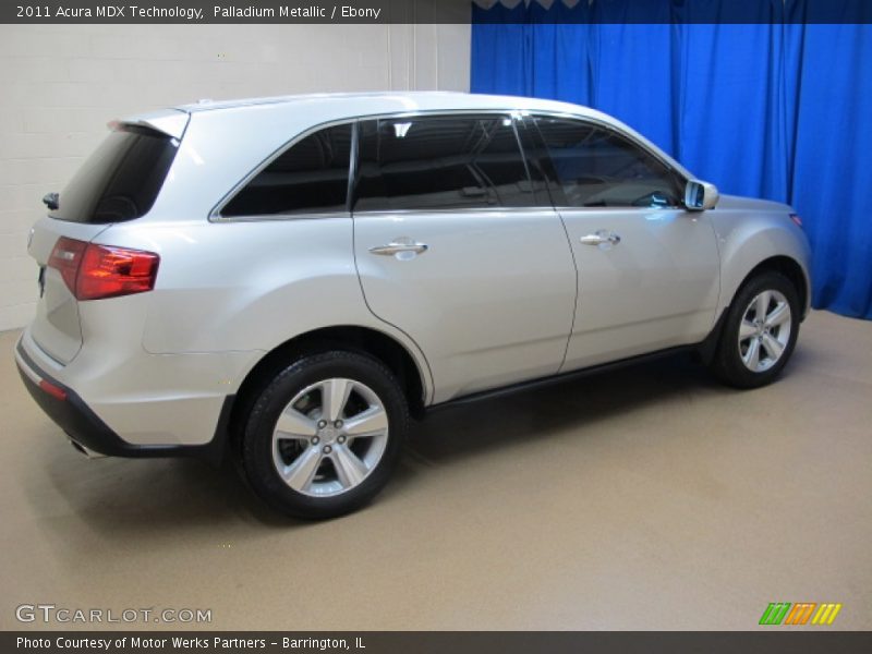 Palladium Metallic / Ebony 2011 Acura MDX Technology
