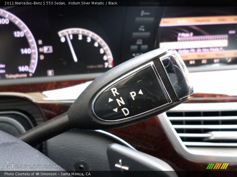 Iridium Silver Metallic / Black 2011 Mercedes-Benz S 550 Sedan