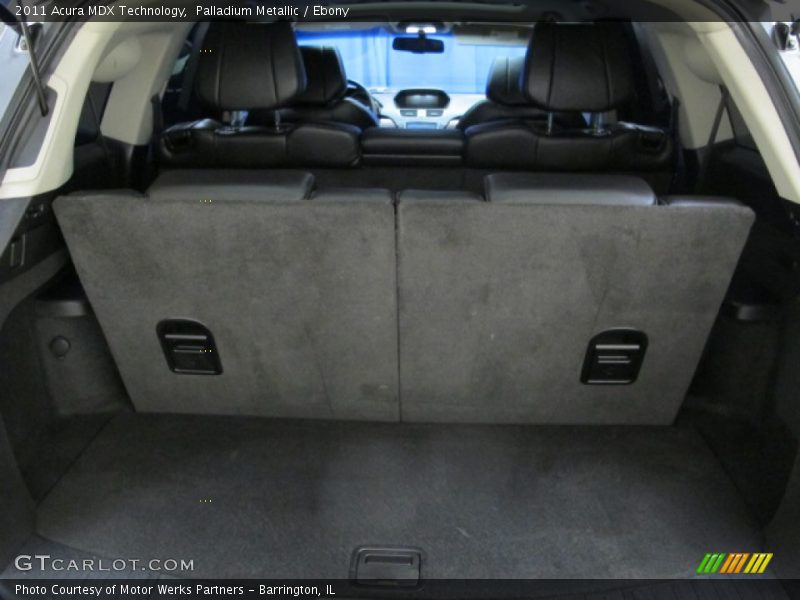 Palladium Metallic / Ebony 2011 Acura MDX Technology