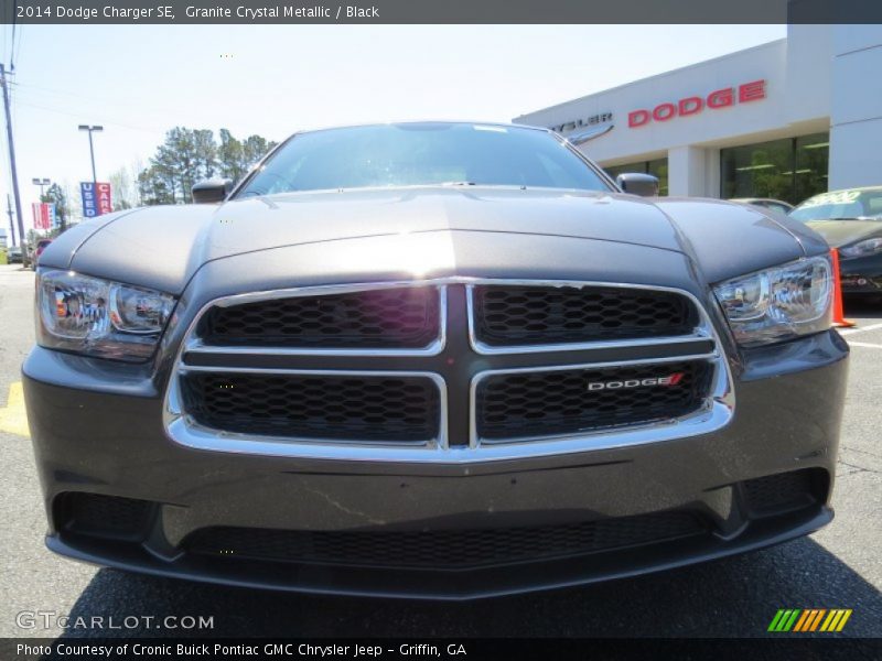 Granite Crystal Metallic / Black 2014 Dodge Charger SE