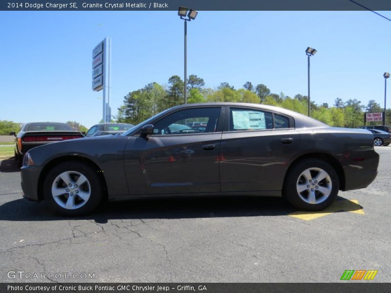 Granite Crystal Metallic / Black 2014 Dodge Charger SE