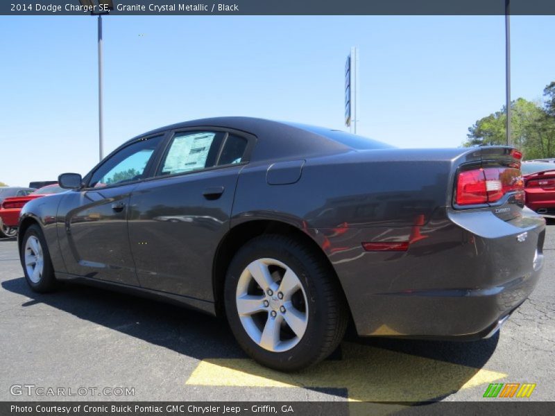 Granite Crystal Metallic / Black 2014 Dodge Charger SE