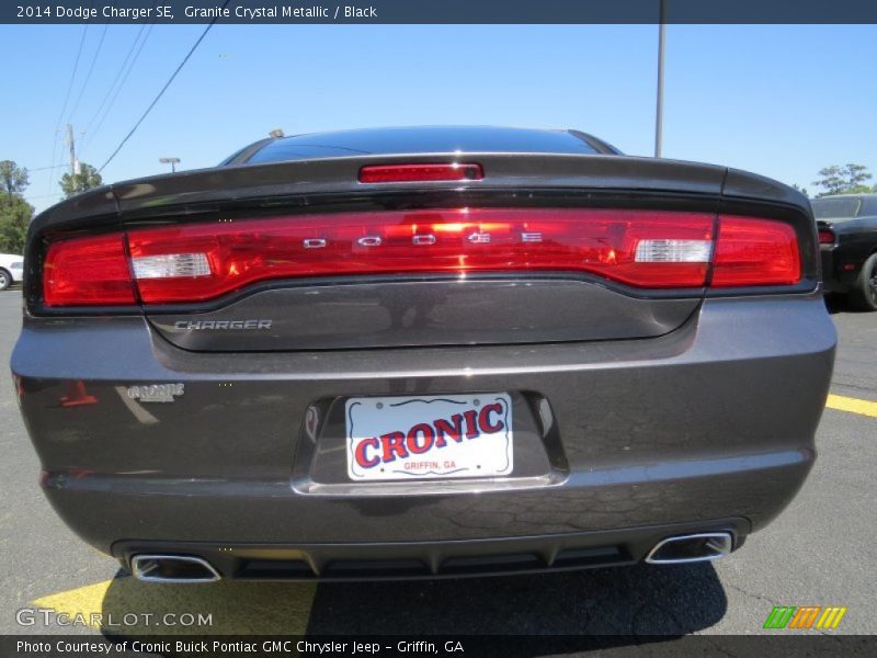 Granite Crystal Metallic / Black 2014 Dodge Charger SE