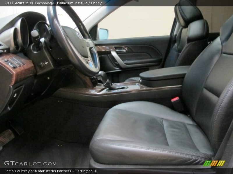 Palladium Metallic / Ebony 2011 Acura MDX Technology