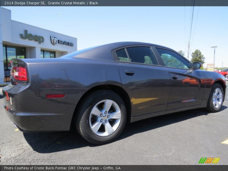 Granite Crystal Metallic / Black 2014 Dodge Charger SE