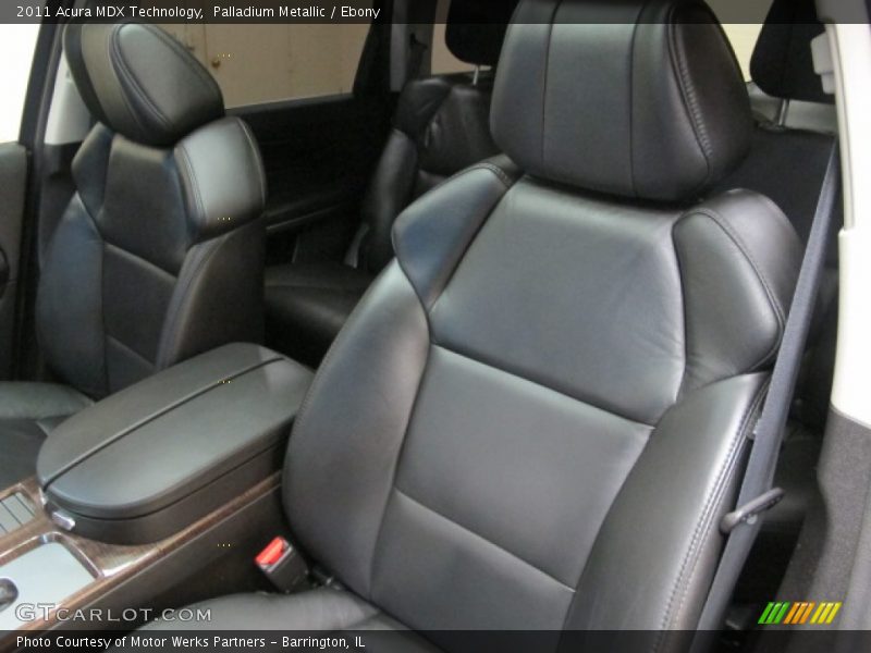 Palladium Metallic / Ebony 2011 Acura MDX Technology