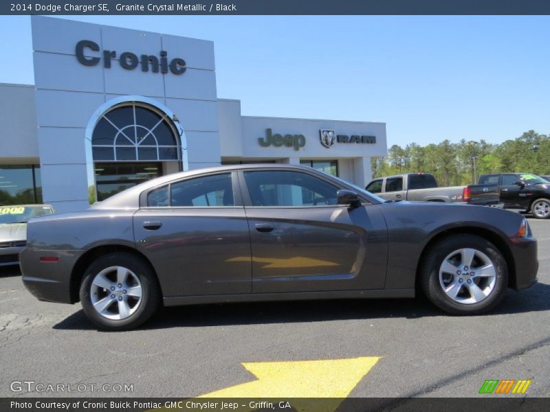 Granite Crystal Metallic / Black 2014 Dodge Charger SE