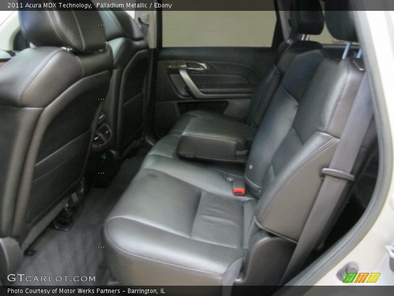 Palladium Metallic / Ebony 2011 Acura MDX Technology