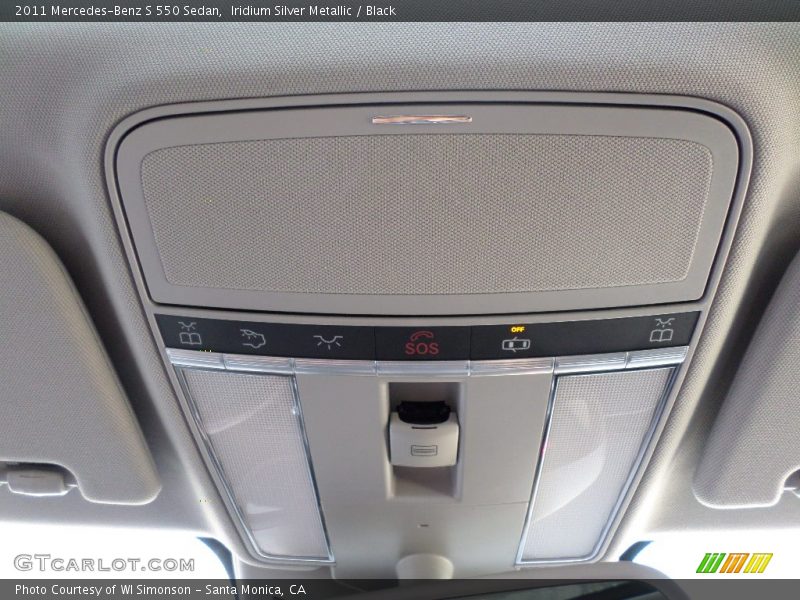 Iridium Silver Metallic / Black 2011 Mercedes-Benz S 550 Sedan