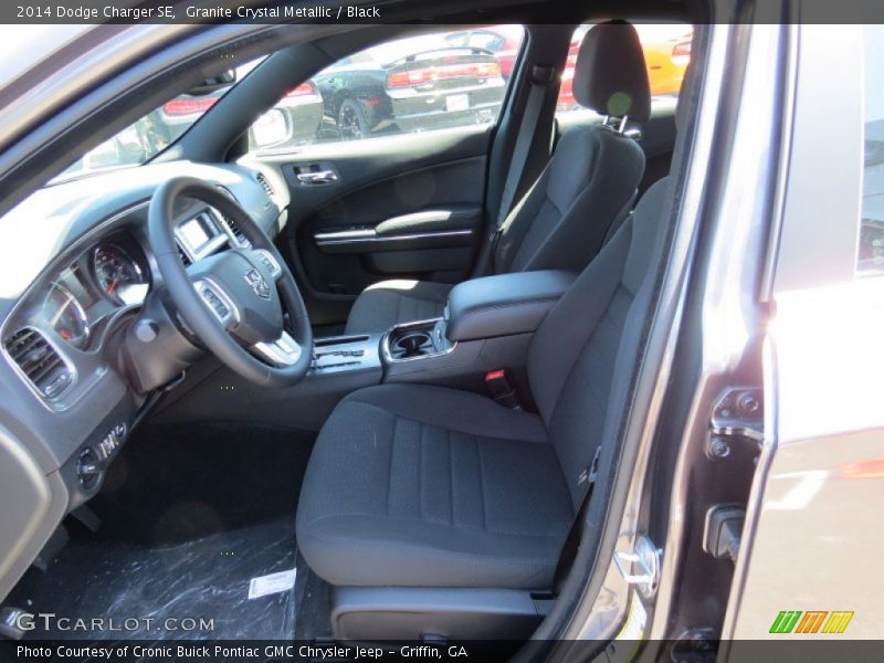 Granite Crystal Metallic / Black 2014 Dodge Charger SE