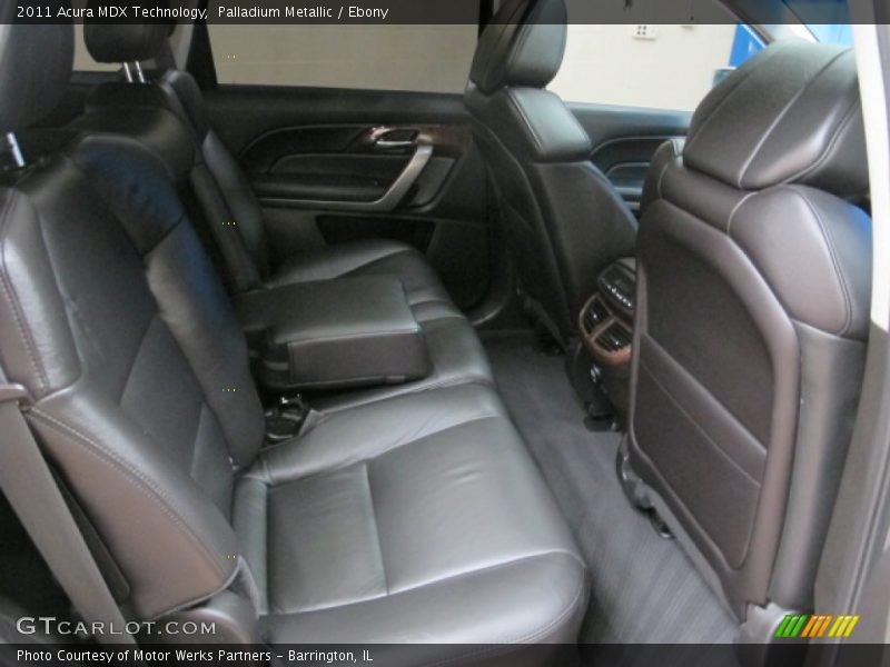 Palladium Metallic / Ebony 2011 Acura MDX Technology