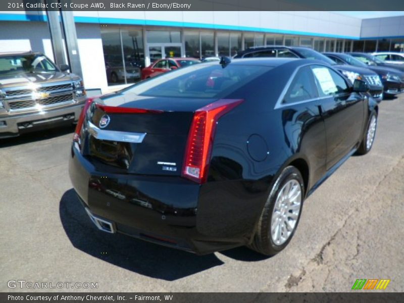 Black Raven / Ebony/Ebony 2014 Cadillac CTS 4 Coupe AWD