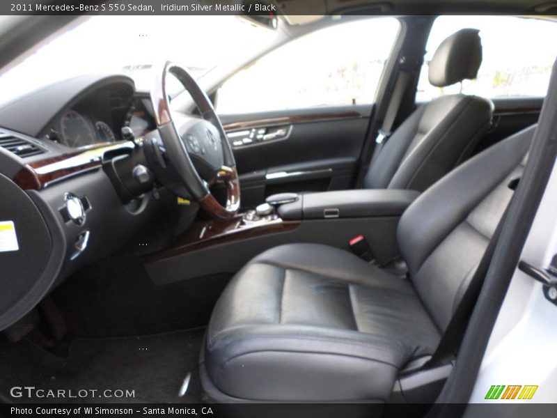 Iridium Silver Metallic / Black 2011 Mercedes-Benz S 550 Sedan