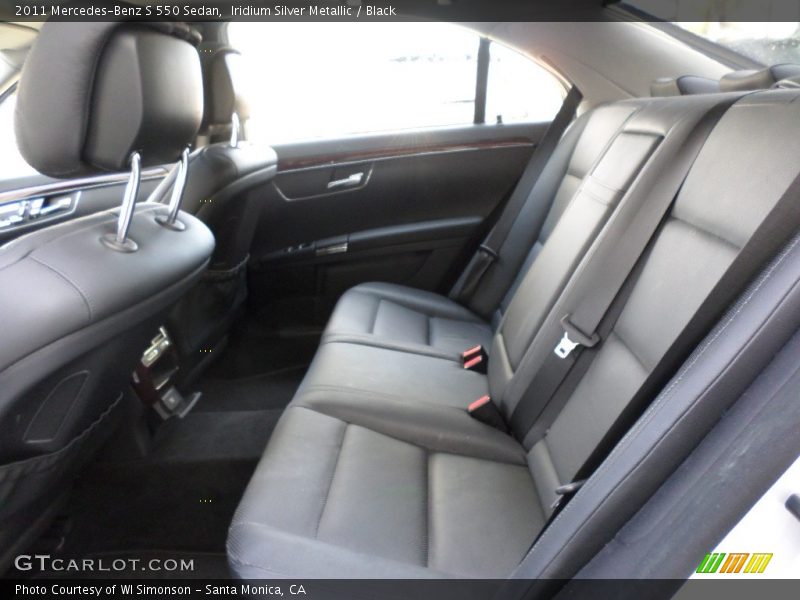 Iridium Silver Metallic / Black 2011 Mercedes-Benz S 550 Sedan