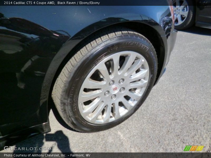 Black Raven / Ebony/Ebony 2014 Cadillac CTS 4 Coupe AWD