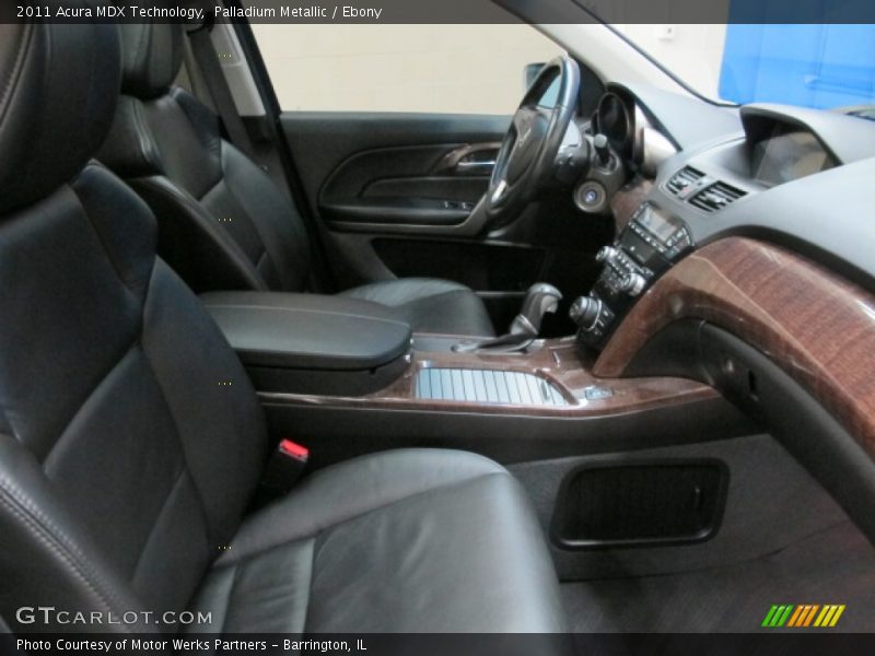Palladium Metallic / Ebony 2011 Acura MDX Technology