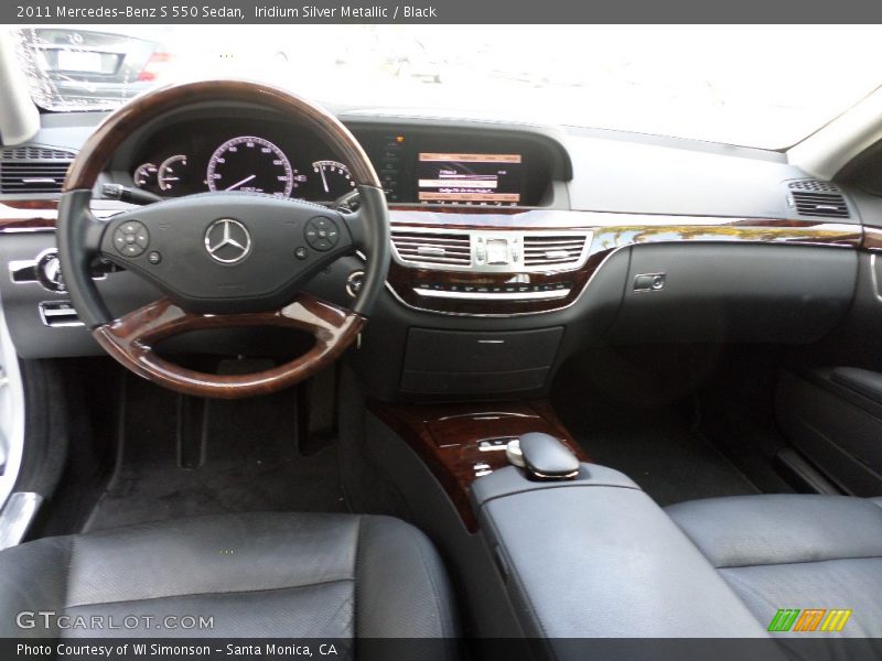 Iridium Silver Metallic / Black 2011 Mercedes-Benz S 550 Sedan