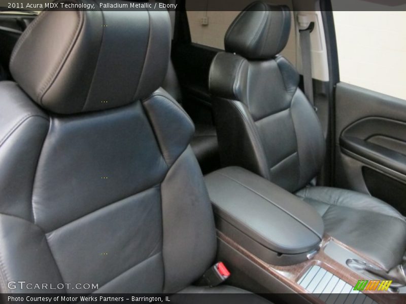 Palladium Metallic / Ebony 2011 Acura MDX Technology