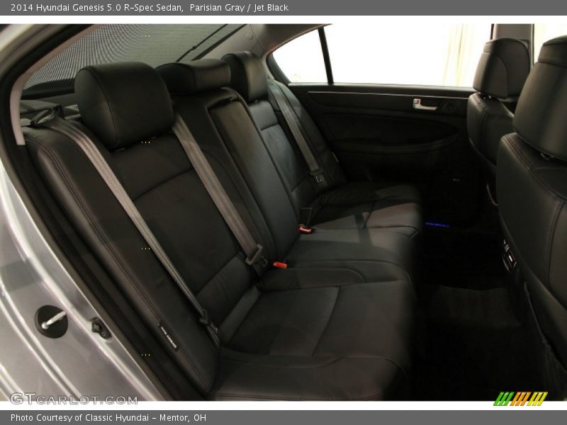 Parisian Gray / Jet Black 2014 Hyundai Genesis 5.0 R-Spec Sedan