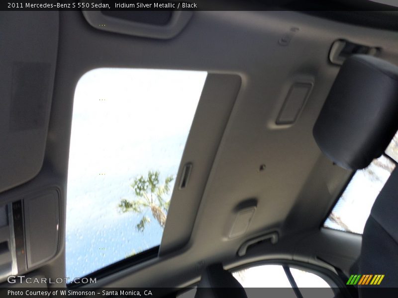 Iridium Silver Metallic / Black 2011 Mercedes-Benz S 550 Sedan