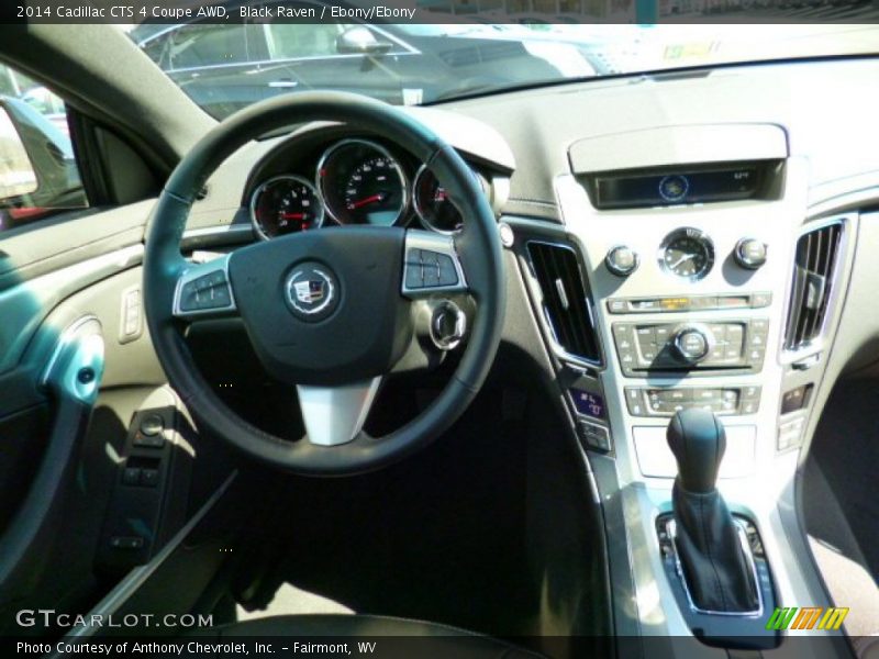 Black Raven / Ebony/Ebony 2014 Cadillac CTS 4 Coupe AWD
