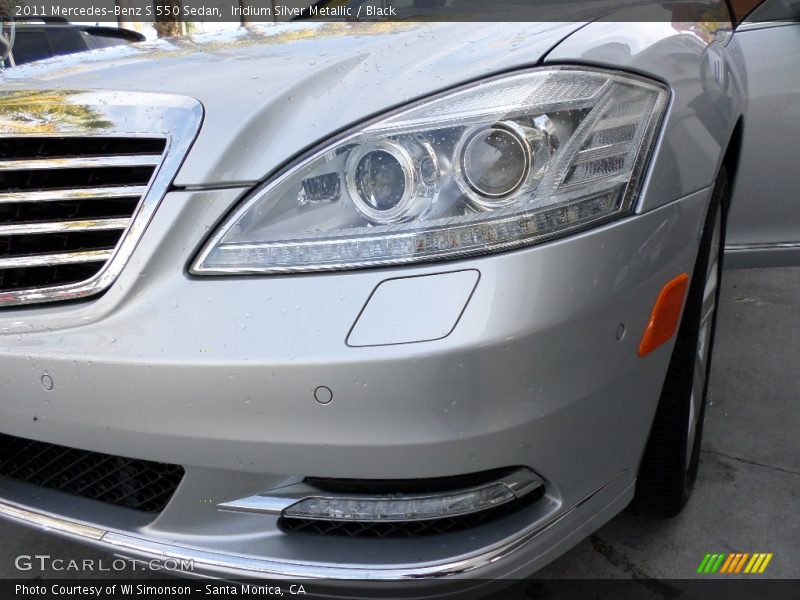 Iridium Silver Metallic / Black 2011 Mercedes-Benz S 550 Sedan