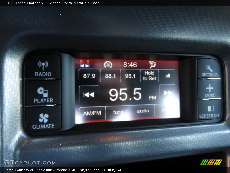 Granite Crystal Metallic / Black 2014 Dodge Charger SE