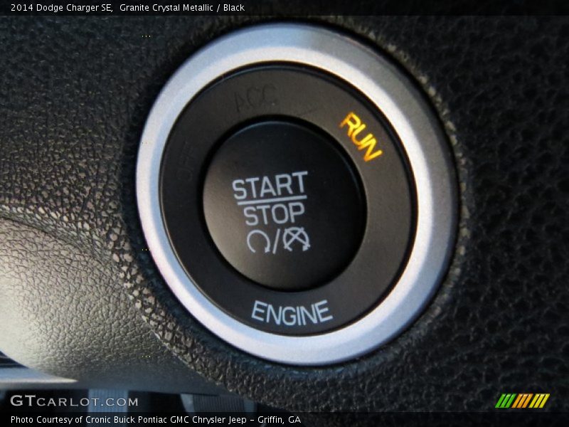 Granite Crystal Metallic / Black 2014 Dodge Charger SE