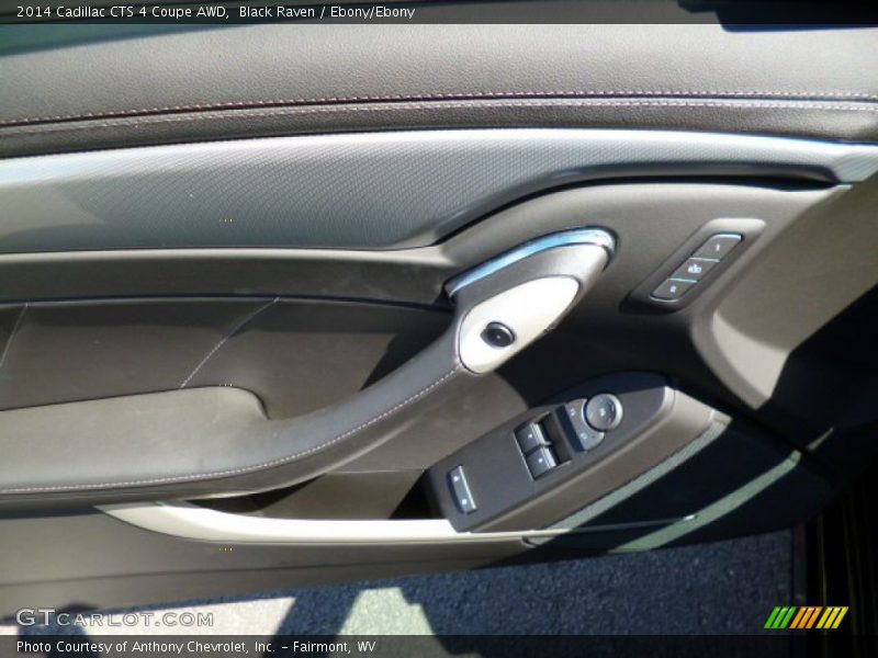 Black Raven / Ebony/Ebony 2014 Cadillac CTS 4 Coupe AWD