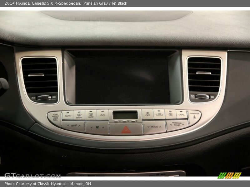 Parisian Gray / Jet Black 2014 Hyundai Genesis 5.0 R-Spec Sedan