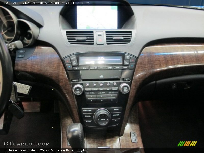 Palladium Metallic / Ebony 2011 Acura MDX Technology