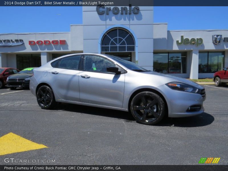 Billet Silver Metallic / Black/Light Tungsten 2014 Dodge Dart SXT