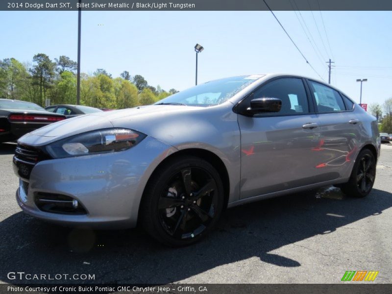 Billet Silver Metallic / Black/Light Tungsten 2014 Dodge Dart SXT